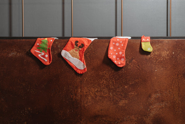 Red Velvet Letter Stocking - 21in