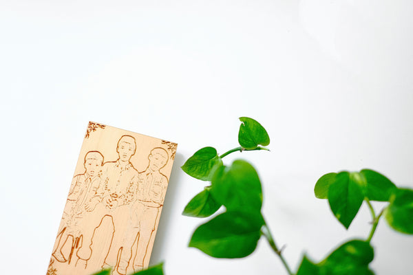 3D Family Wood Sign - 2 People Father Theme