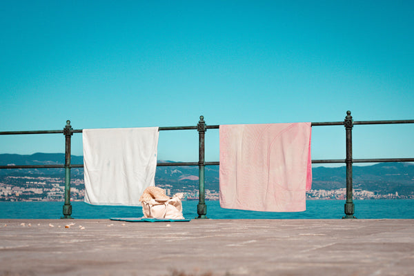 Beach Towel - Striped Name Premium 90x180cm