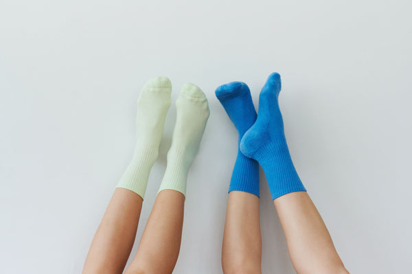 Funny Face Couple Socks - Text Design Large