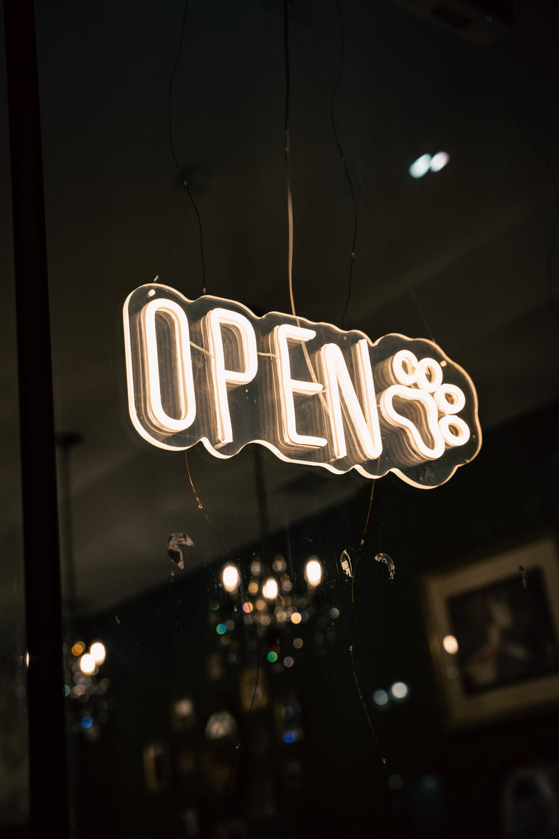 Spotify Neon Sign - Warm White Light Black Walnut Base 15x4.5x2cm