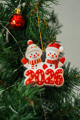 Double-Sided Clear Christmas Ball Photo Ornament - Round