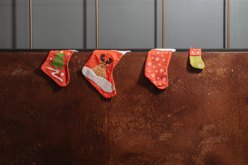 Red Velvet Letter Stocking - 21in